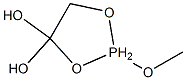 Methoxy[ethylenebis(oxy)]phosphoranediol Struktur