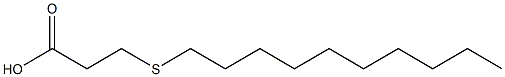 3-(Decylthio)propionic acid Struktur