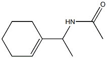 1-(1-Cyclohexenyl)-N-acetylethanamine Struktur