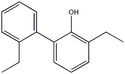 2',3-Diethylbiphenyl-2-ol Struktur