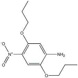 2,5-Dipropoxy-4-nitroaniline Struktur