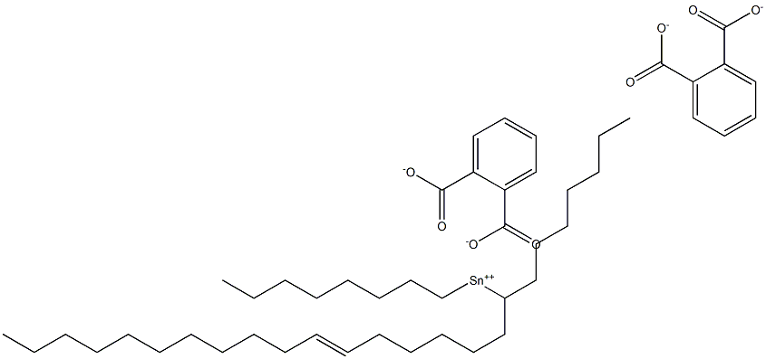 Bis[phthalic acid 1-(6-heptadecenyl)]dioctyltin(IV) salt Struktur