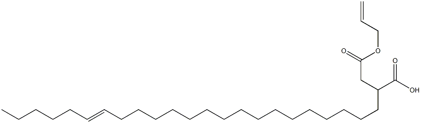 2-(17-Tricosenyl)succinic acid 1-hydrogen 4-allyl ester Struktur