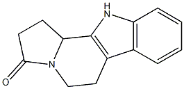 2,3,5,6,11,11b-Hexahydro-3-oxo-1H-indolizino[8,7-b]indole Struktur