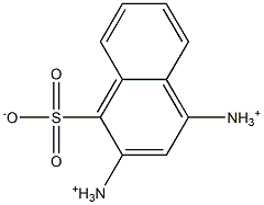 4-Diazonionaphthalene-1-sulfonate Struktur