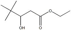 4,4-Dimethyl-3-hydroxypentanoic acid ethyl ester Struktur