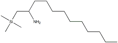 1-Trimethylsilyl-2-dodecanamine Struktur