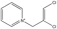 1-(2,3-Dichloro-2-propenyl)pyridinium Struktur