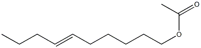 Acetic acid 6-decenyl ester Struktur