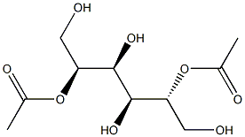 D-Glucitol 2,5-diacetate Struktur