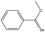 Benzenecarboselenoic acid methyl ester Struktur