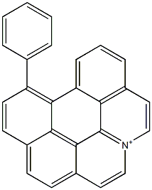 8-Phenyl-2a-azoniabenzo[ghi]perylene Struktur