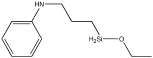 Ethoxy[3-(phenylamino)propyl]silane Struktur