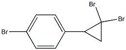 1-(4-Bromophenyl)-2,2-dibromocyclopropane Struktur