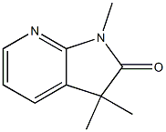 1,3-Dihydro-1,3,3-trimethyl-2H-pyrrolo[2,3-b]pyridin-2-one Struktur