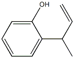 2-(1-Methyl-2-propenyl)phenol Struktur