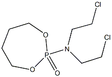 2-[Bis(2-chloroethyl)amino]-1,3,2-dioxaphosphepane 2-oxide Struktur