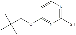 4-(2,2-Dimethylpropyloxy)pyrimidine-2-thiol Struktur