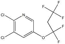 5,6-Dichloro-3-(1,1,3,3,3-pentafluoropropyloxy)pyridine Struktur