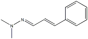 1,1-Dimethyl-2-[(2E)-3-phenyl-2-propenylidene]hydrazine Struktur