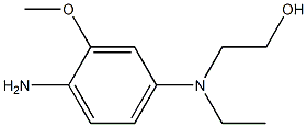 4-[Ethyl(2-hydroxyethyl)amino]-2-methoxyaniline Struktur