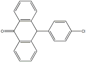 10-(4-Chlorophenyl)anthrone Struktur