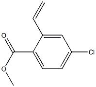 2-Ethenyl-4-chlorobenzoic acid methyl ester Struktur