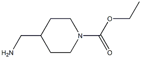 4-(Aminomethyl)piperidine-1-carboxylic acid ethyl ester Struktur