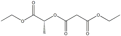 [R,(+)]-2-[[(Ethoxycarbonyl)acetyl]oxy]propionic acid ethyl ester Struktur