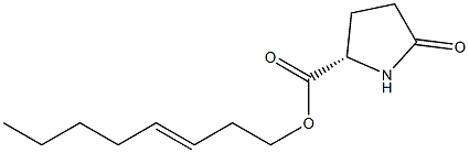 (S)-5-Oxopyrrolidine-2-carboxylic acid 3-octenyl ester Struktur