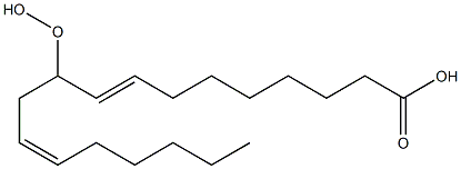 (8E,12Z)-10-Hydroperoxy-8,12-octadecadienoic acid Struktur