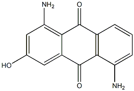 2-Hydroxy-4,8-diaminoanthraquinone Struktur