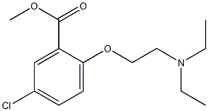 5-Chloro-2-[2-(diethylamino)ethoxy]benzoic acid methyl ester Struktur