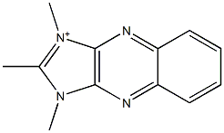 1,2,3-Trimethyl-1H-imidazo[4,5-b]quinoxalin-3-ium Struktur