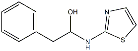 2-[[1-Hydroxy-2-phenylethyl]amino]thiazole Struktur