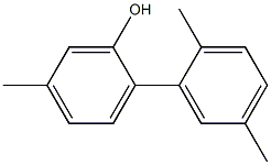 5-Methyl-2-(2,5-dimethylphenyl)phenol Struktur