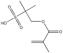 1-(Methacryloyloxymethyl)-1-methylethanesulfonic acid Struktur