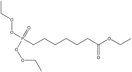 7-(Diethoxy-phosphoryl)-heptanoic acid ethyl ester Struktur