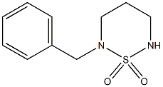 2-benzyl-1lambda~6~,2,6-thiadiazinane-1,1-dione Struktur