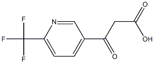 3-PYRIDINEPROPANOIC ACID, B-OXO-6-(TRIFLUOROMETHYL)- Struktur