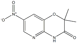 2,2-DIMETHYL-7-NITRO-2H-PYRIDO[3,2-B][1,4]OXAZIN-3(4H)-ONE Struktur