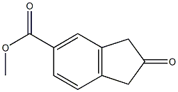 6-Methoxycarbonyl-1H-indanone Struktur