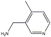 (4-Methyl-3-pyridinyl)methanamine Struktur