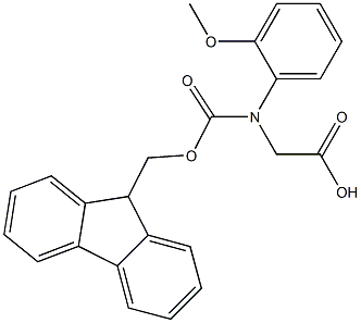 Fmoc-DL-(2-methoxyphenyl)glycine Struktur