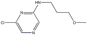 6-Chloro-N-(3-methoxypropyl)-2-pyrazinamine Struktur