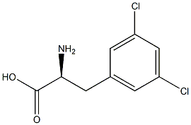 D-3,5-Dichlorophenylalanine Struktur