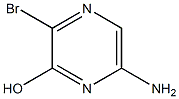 6-Amino-3-bromopyrazin-2-ol Struktur