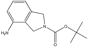 tert-butyl 4-aminoisoindoline-2-carboxylate Struktur