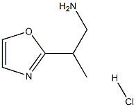 2-(oxazol-2-yl)propan-1-amine hydrochloride Struktur