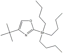 4-tert-Butyl-2-(tributylstannyl)-oxazole Struktur